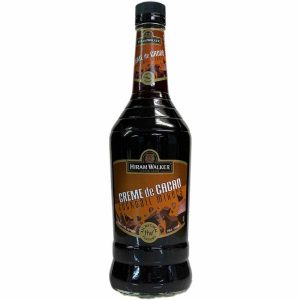 HIRAM WALKER CREAM DE CACAO DARK 750ML