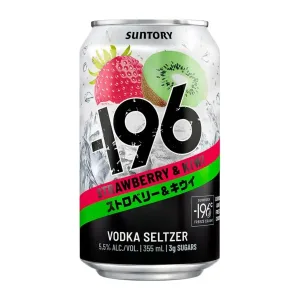 SUNTORY -196 STRAWBERRY KIWI VODKA SELTZER